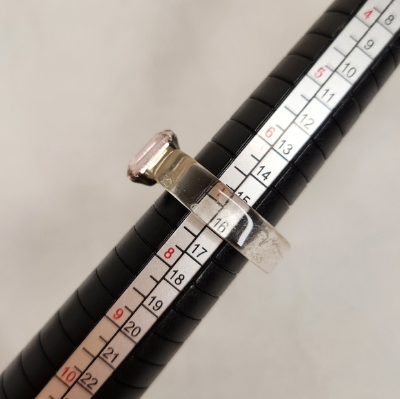 Pop Art Pink Rhinestone Ring - Picture 4 of 5